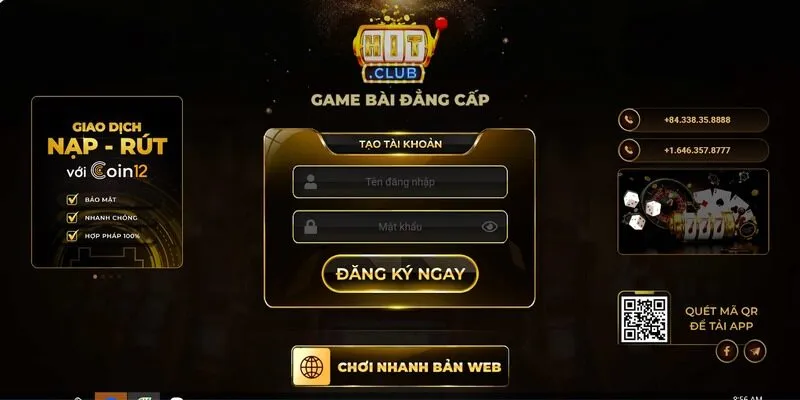 Thao tác đăng ký cổng game hàng đầu chỉ với vài bước